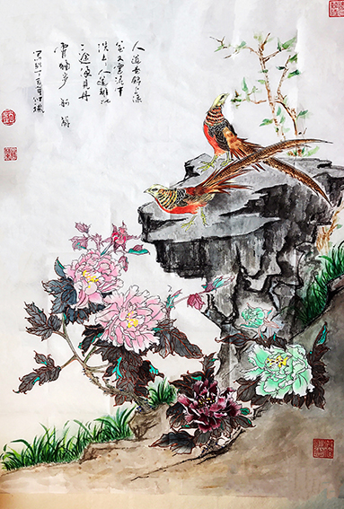 赵珂作品 《锦上添花》